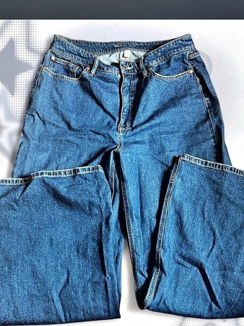 ON 34TH Wide Leg Jeans in Blue Size 12/31 Like New